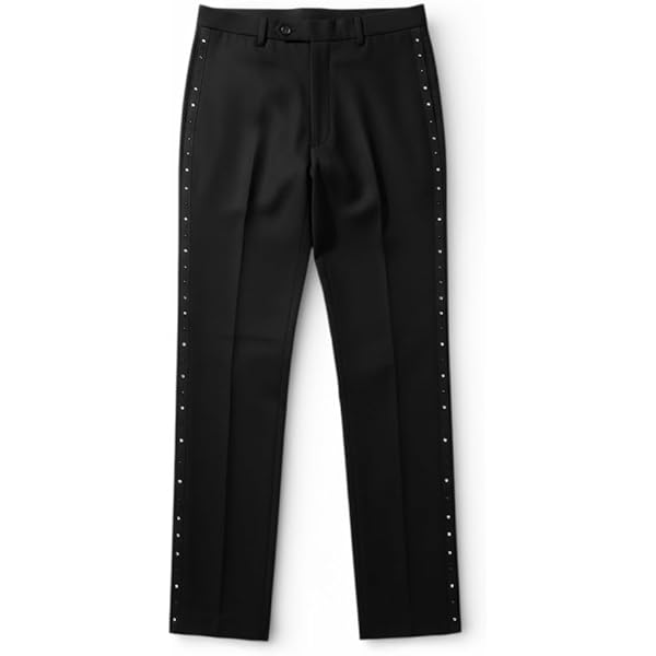 RGM Tuxedo Pants for Men with Satin Side Stripe – Classic Formal